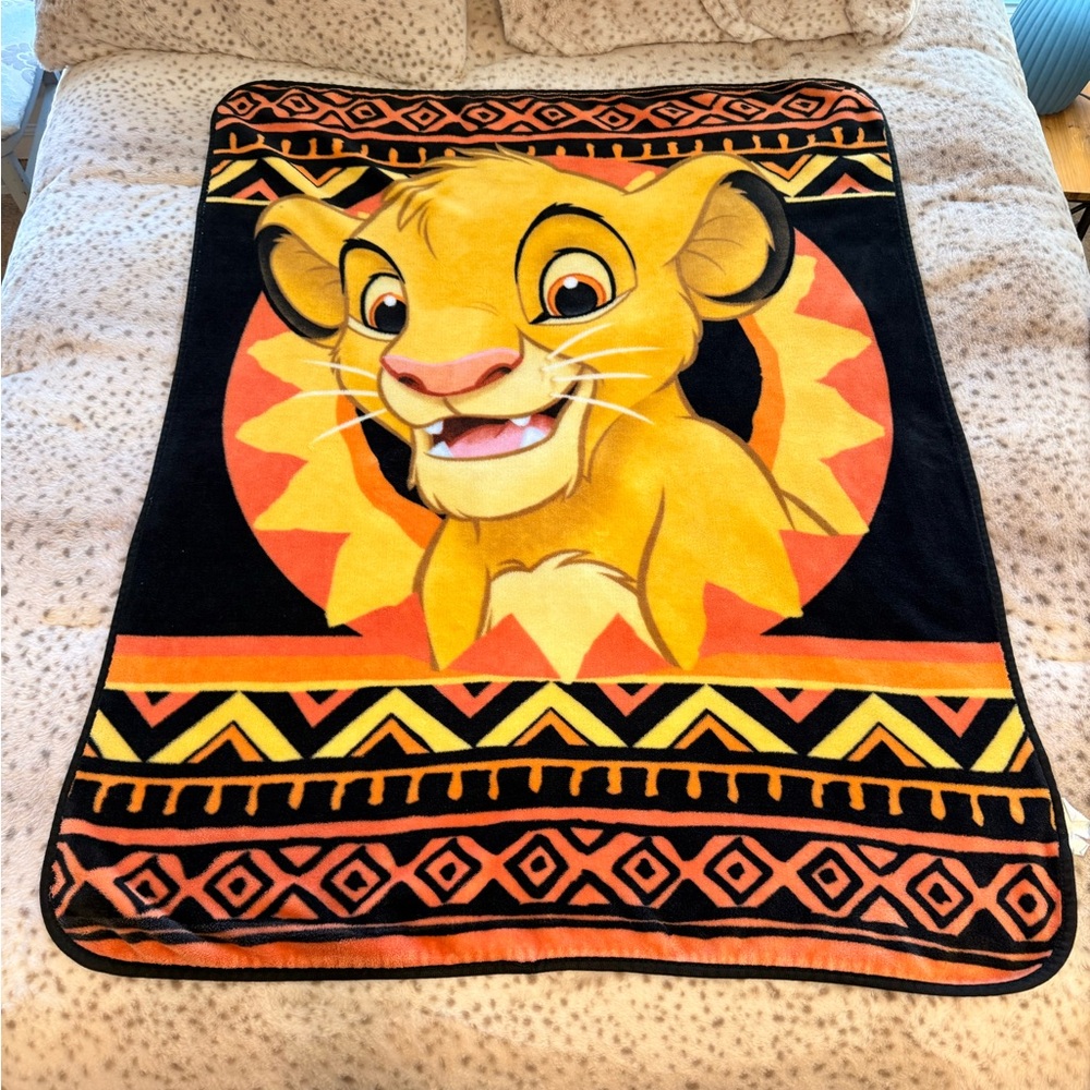 Disney The Lion King Simba Fleece Throw Blanket